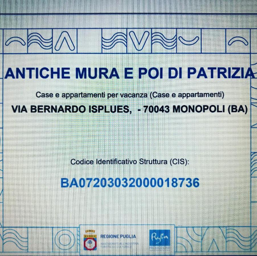 Casa Vacanze Antiche Mura E Poi Monopoli Luaran gambar